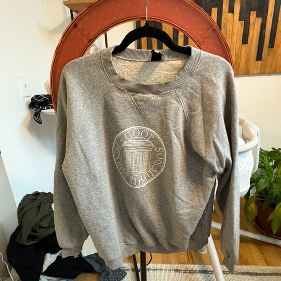 G. Label goop University Sweatshirt Gray Size XS RARE! - Picture 3 of 5